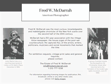 Tablet Screenshot of fredwmcdarrah.com